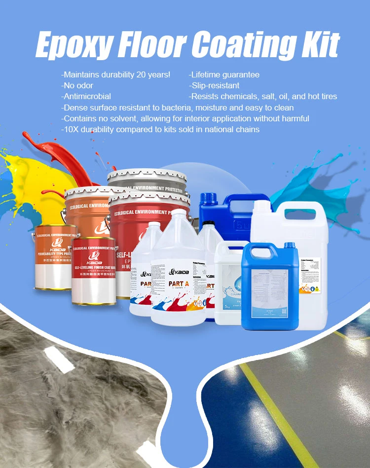 Epoxy Resin and Hardener for Floor Double Component Colorful Sealants Epoxic Resin