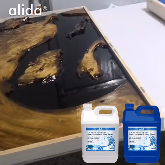 Cure Resina Epóxi Líquida Transparente para Envasamento e Encapsulamento