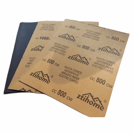 Lixa à prova d'água de óxido de alumínio de papel Kraft para polimento